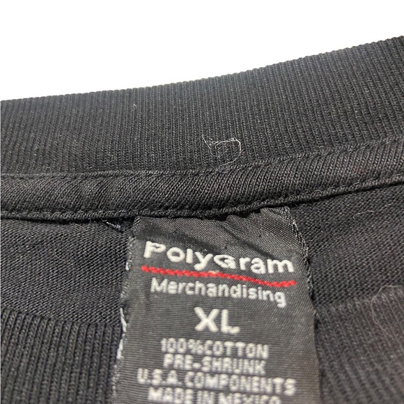 Vintage Elton John Solo Tour Shirt Size XL Black 1997 Rare Concert Merch Tee - Picture 5 of 10